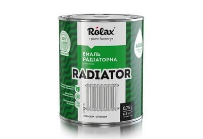 Емаль радіаторна біла "RADIATOR" 0,75 л  021822    фото