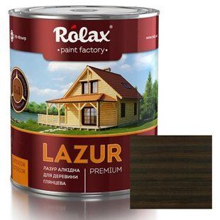 Лазур для деревини алкідна "LAZUR" 2.5л ебен (чорне дерево) 114 035701    фото