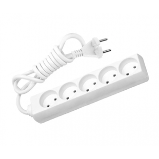 Подовжувач Bellight на 5 розеток без заземлення 5 м 026896    фото