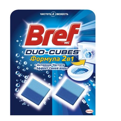 Блок Bref Duo-cubes 2 в 1 для зливного бачка 013125    фото