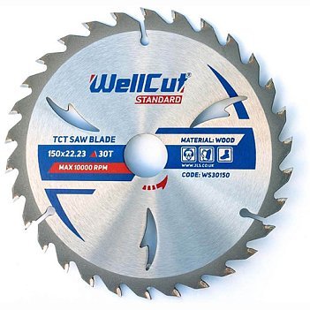 Пильний диск WellCut 150х22.23 30Т WS30150 045878    фото