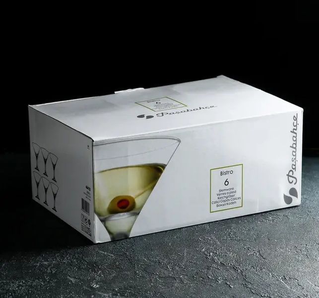 Набір келихів для мартіні BISTRO 6x190МЛ (44410) 027735    фото