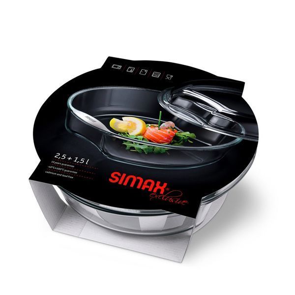 Каструля 1,5 л з кришкою 1 л Simax 6906/6916 Exclusive 032473    фото