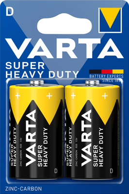 VARTA Superlife  R20 D батарейка 2шт 039813    фото