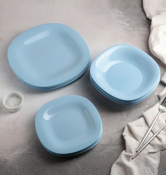Тарілка Luminarc Carine LIGHT BLUE 27 см обідня (P4126) 041372    фото