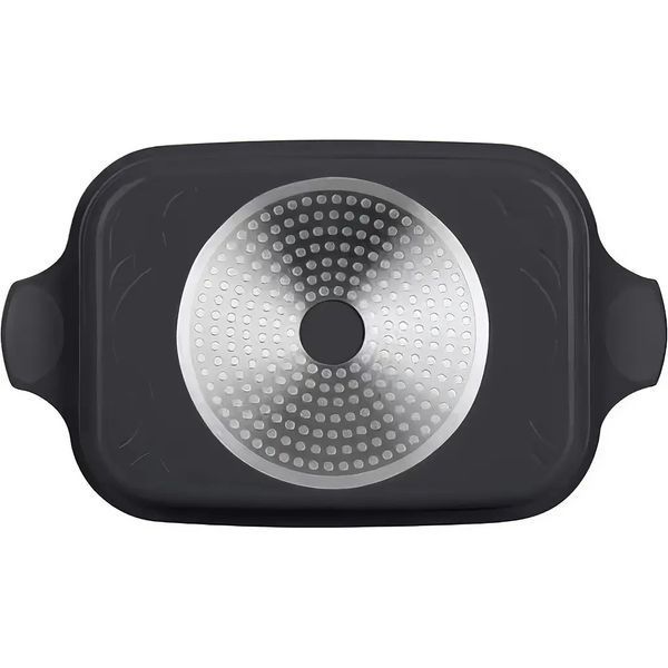 Гусятниця RINGEL Zitrone Black Ростер 34x24x13.5 см (6+3л) з кришкою (RG-2108-34 BL) 051333    фото