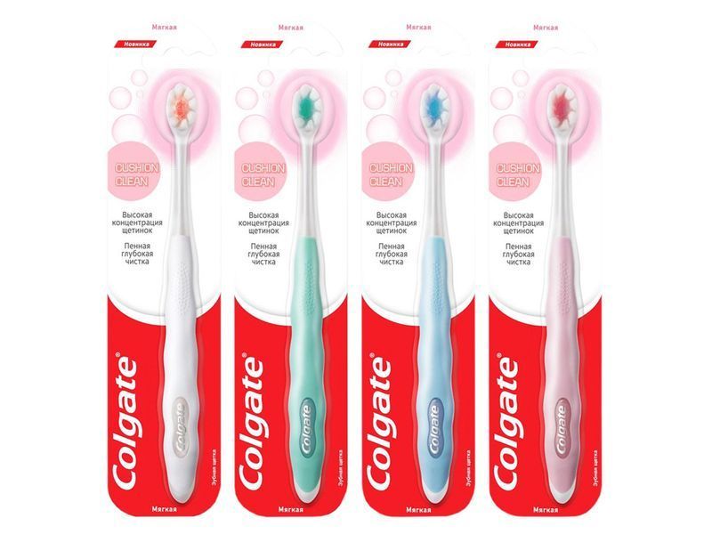 Зубна щітка Colgate Cushion Clean 1 шт. 054196    фото