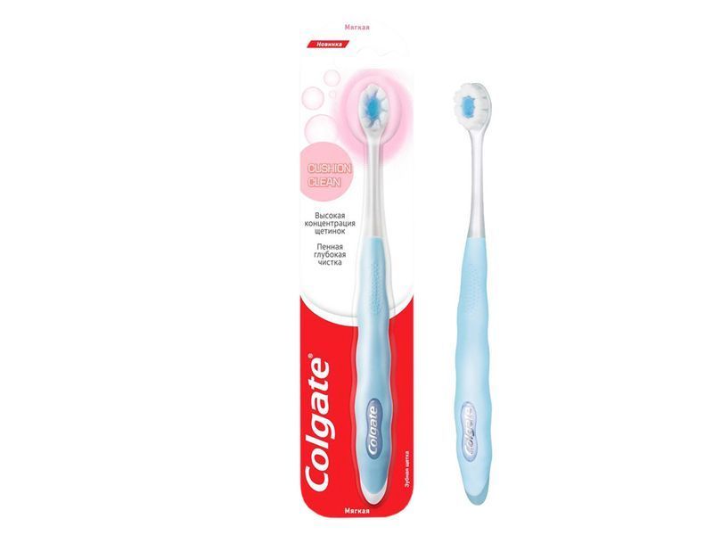 Зубна щітка Colgate Cushion Clean 1 шт. 054196    фото