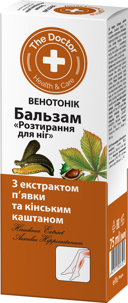 Бальзам-розтирання для ніг The Doctor Health&Care 75 мл 028678    фото