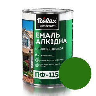 Емаль алкідна ПФ-115 0.9 кг світло-зелена Ролакс 003177    фото