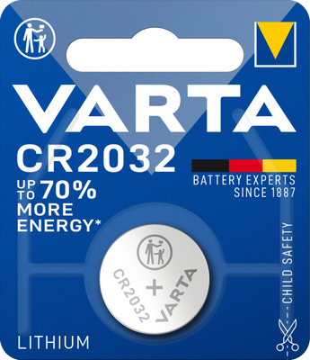 VARTA Lithium CR 2032 батарейка 1шт 037230    фото