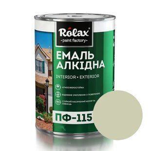 Емаль алкідна ПФ-115 0.9 кг світло-сіра Ролакс 003179    фото