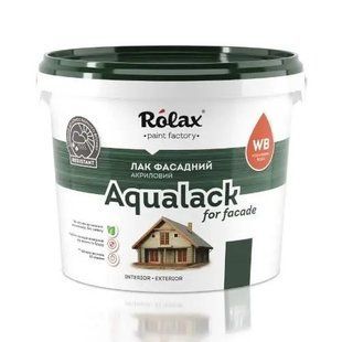 Лак фасадний акриловий "AQUALACK FACADE" 3л матовий Ролакс 042835    фото