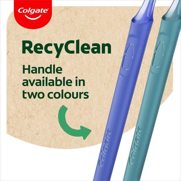 Зубна щітка Colgate RecyClean м'яка 1 шт 049323    фото
