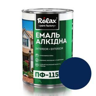 Емаль алкідна ПФ-115 2.8 кг синя Ролакс 003182    фото