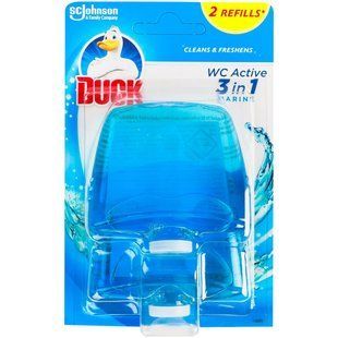 Підвісний блок для унітазу Duck Морський 3 в 1 змінний 2 шт 051682 фото
