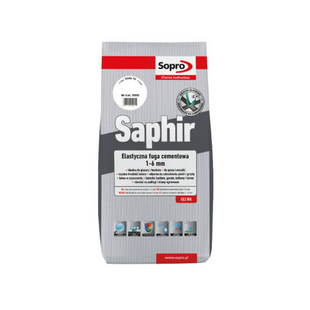 Затирка для швів Sopro Saphir Біла 10 4 кг 050287    фото