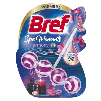 Туалетний блок для унітазу Bref Spa Moments Harmony, 50 г 048205 фото