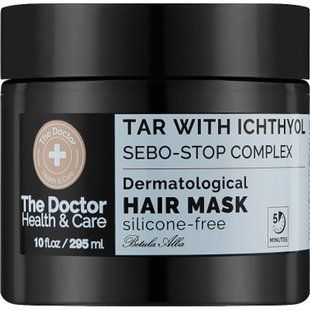 Маска для жирного та тонкого волосся Tar With Ichthyol + Sebo-Stop Complex 295 мл 048318 фото