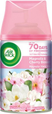 Змінний балон до автоматичного аерозольного освіжувача повітря Air Wick Freshmatic Магнолія і квітуча вишня, 250 мл 051668    фото