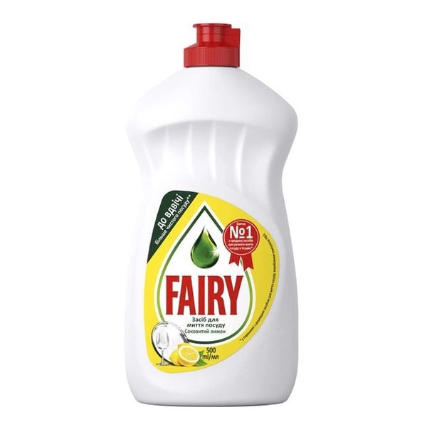 Засіб для миття посуду Fairy Лимон  0.5 л 014743    фото