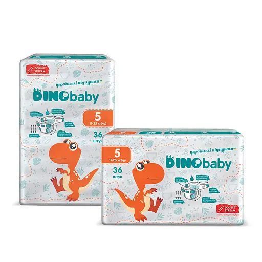 Підгузки дитячі 5 DinoBaby (11-25 кг) 36 шт 050808    фото