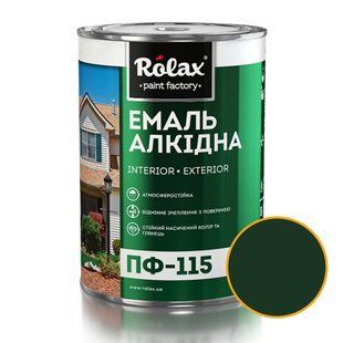 Емаль алкідна ПФ-115 2.8 кг темно-зелена Ролакс 003190    фото