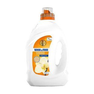 Концентрований пом'якшувач для тканин Wash & Free Ванільна орхідея, 2 л 049690    фото