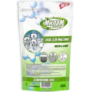 Засіб для чищення Мілам Chemical З хлором 450г 050977    фото