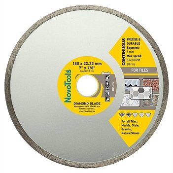 Алмазний диск відрізний NovoTools Novotools Basic 180x5,0x22,2 суцільний     фото
