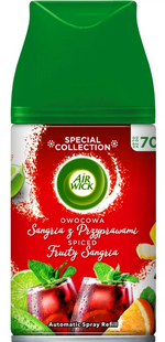 Змінний балон до автоматичного аерозольного освіжувача повітря Air Wick Freshmatic Фруктова сангрія, 250 мл 055248    фото
