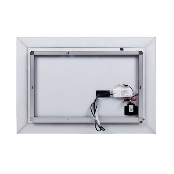 Дзеркало прямокутне Aries з LED-підсвічуванням Touch, 700х500 мм Reverse Qtap (39631) 051221    фото