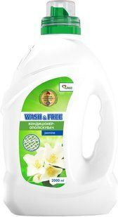 Концентрований пом'якшувач для тканин Wash & Free Жасмин, 2 л 049691    фото