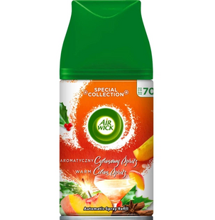 Змінний балон до автоматичного аерозольного освіжувача повітря Air Wick Freshmatic Зігріваючий цитрусовий, 250 мл 055247    фото