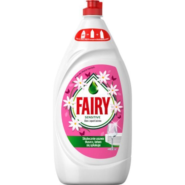 Засіб для миття посуду Fairy Sensitive Алое вера та жасмин 1.35 л 053924    фото