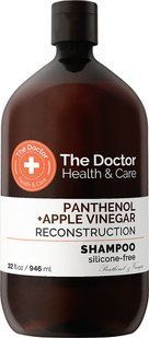 Шампунь Panthenol + Apple Vinegar Reconstruction для сухого та пошкодженого волосся, відновлення та зміцнення 946 мл 045734 фото