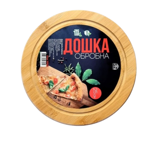 Дошка обробна бамбукова 25*25*1,5 см 8864 039641    фото