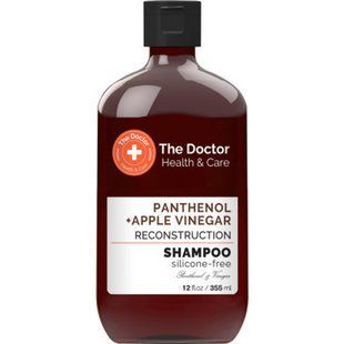 Шампунь Panthenol + Apple Vinegar Reconstruction для сухого та пошкодженого волосся, відновлення та зміцнення 355 мл 045729 фото