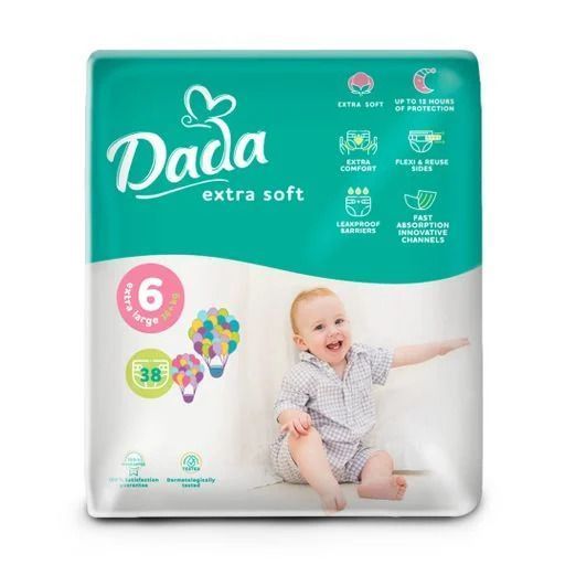 Підгузки Dada Extra Soft 6 XL (16+ кг), 38 шт 048916 фото
