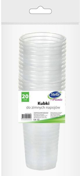Стакани для холодних напоїв, 20 шт 033715 фото