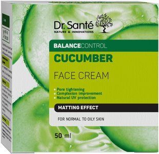 Крем для обличчя Cucumber Balance Control від жирного блиску для жирної та комбінованої шкіри 50 мл 023548    фото